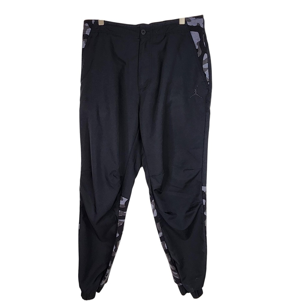 Retro JORDAN Camo Jogger Pants Mens 34 Black Air Jordan Basketball‎ Jumpman